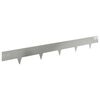 vidaXL Robovi trave 50 pcs 100 x 12 cm Jeklo Srebrna