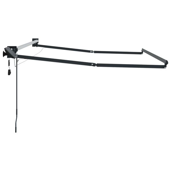 vidaXL Električni zložljivi okvir tende Antracit 4 &times; 3 m Aluminij