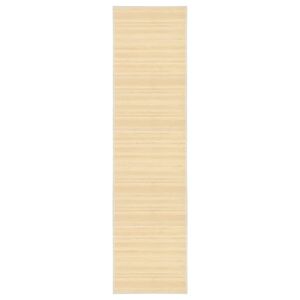 vidaXL Preproga iz bambusa 80x300 cm naravne barve