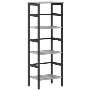 vidaXL Knjižna polica 3 nivojev 40 x 29,5 x 115 cm Inženirski les