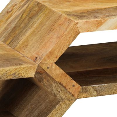 vidaXL Konzolna mizica iz trdnega mangovega lesa 90x35x76 cm