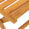 vidaXL Zložljiva vrtna klop Rjava 80 x 42 x 85 cm Trden akacijev les