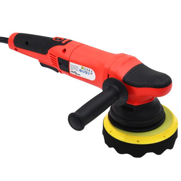 vidaXL Ekscentrični polirnik z opremo dvojno delovanje 21 mm 1000 W