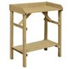 vidaXL Vrtna miza za sajenje impregnirana borovina 75x40x90 cm