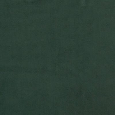 vidaXL Vzmetnica z žepkasto vzmetjo temno zelena 90x190x20 cm žamet