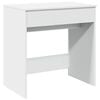 vidaXL Toaletna mizica z ogledalom bela 73x46,5x120 cm