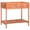 vidaXL Cvetlično korito za zeli&scaron;ča 80x60x80 cm trden les jelke