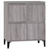 vidaXL Komoda siva sonoma 60x35x70 cm inženirski les