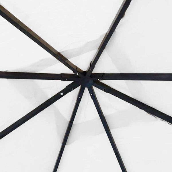 vidaXL Paviljon 4x4x3 m bel 180 g/m&sup2;