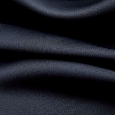 vidaXL Zatemnitvene zavese s kovinskimi obročki 2 kosa črne 140x175 cm