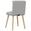 vidaXL Jedilni stoli 4 kosi Cloud Grey Fabric