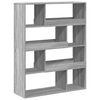 vidaXL Pregrada za prostor siva sonoma 100x33x125,5 cm inženirski les