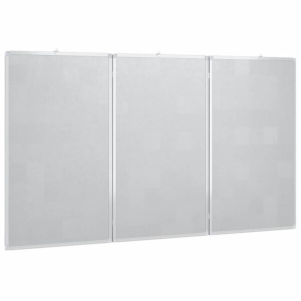 vidaXL Magnetna tabla zložljiva 120x80x1,7 cm aluminij