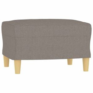 vidaXL Stolček za noge taupe 60x50x41 cm blago