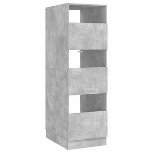 vidaXL Omara za perilo Betonsko siva 50 x 68 x 162 cm Inženirski les