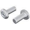 vidaXL Vijak za zaklep glave 2 pcs srebrna M6 x 15 mm Jeklo
