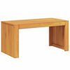 vidaXL Stranska miza Olje naravno 70 x 35 x 35 cm Masiven les akacije