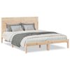 vidaXL Dalj&scaron;i posteljni okvir brez vzmetnice 160x210 cm trden les
