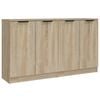 vidaXL Komoda 2 kosa sonoma hrast 60x30x70 cm konstruiran les