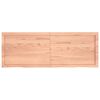 vidaXL Kopalniški pult svetlo rjav 140x50x(2-6) cm obdelan trden les