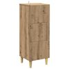 vidaXL Predalna omara 33 x 34,5 x 90 cm Inženirski les Artisan hrast