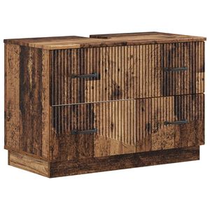 vidaXL Kopalni&scaron;ka omara za umivalnik HOORN Star les 82 x 41 x 56 cm