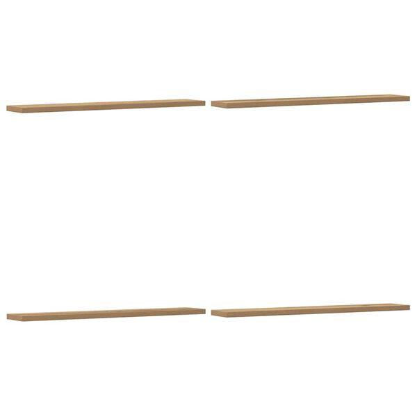 vidaXL Stenske police 4 kosi artisan hrast 60x20x1,5 cm inženirski les