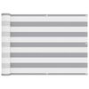 vidaXL Balconska mreža Svetlo siva in bela. 75 x 700 cm