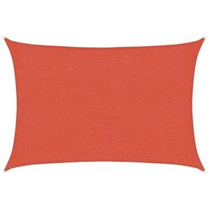 vidaXL Senčno jadro 160 g/m&sup2; terakota 2x3 m HDPE
