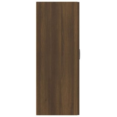 vidaXL Viseča omarica rjavi hrast 69,5x34x90 cm konstruiran les