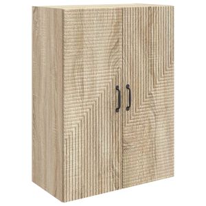 vidaXL Omara za steno Sonoma hrast 66 x 34,5 x 90 cm Inženirski les