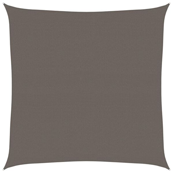 vidaXL Senčno jadro 160 g/m² antracitno 4x4 m HDPE