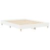 vidaXL Konstrukcija postelje 2 pcs Bela 152 x 203 cm Konstruiran les