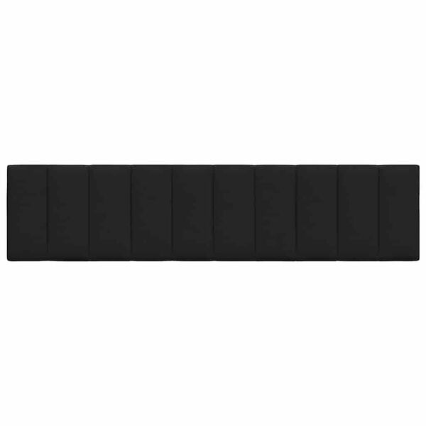 vidaXL Blazina za vzglavje Hanko črna 200 cm blago