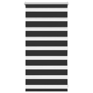 vidaXL Zebra senčilo 40,9x100 cm &Scaron;irina blaga 36,7 cm črne barve