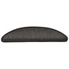 vidaXL Samolepilne preproge za stopnice sisal 30kos 56x17x3cm antracit