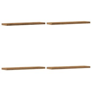 vidaXL Stenske police 4 kosi artisan hrast 40x10x1,5 cm inženirski les