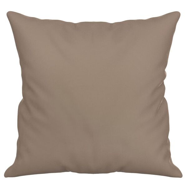 vidaXL Okrasna blazina 2 kosa taupe 40x40 cm blago iz mikrovlaken