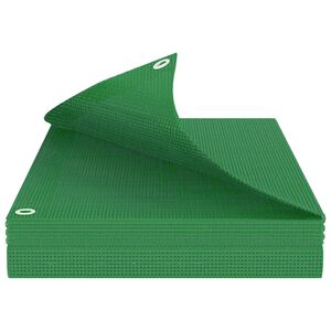 vidaXL Tarpaulin s očesi Zelena 4 x 4 m 140 gsm PE