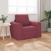 vidaXL Sofa postelja Vinorodna rdeča 98 x 71 x 83 cm blago