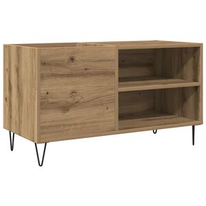vidaXL Omarica za gramofonske plo&scaron;če artisan hrast 84,5x38x48 cm