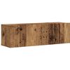 vidaXL TV omara 7-delna stenski stari lesni inženirski les