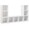 vidaXL | TV omarica | 3 pcs 37 x 35 x 107.5 cm