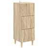 vidaXL Predalna omara Sonoma hrast 33 x 34,5 x 90 cm Inženirski les