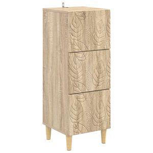 vidaXL Predalna omara Sonoma hrast 33 x 34,5 x 90 cm Inženirski les