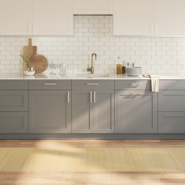 vidaXL Preproga pravokotna svetlo naravna 70x500 cm bambus