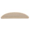 vidaXL Samolepilne preproge za stopnice sisal 15 kosov 56x17x3 cm