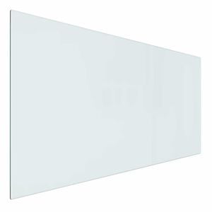 vidaXL Steklena plo&scaron;ča za kamin Transparentno 100 x 50 cm Steklo