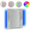 vidaXL LED kopalni&scaron;ka omarica z ogledalom betonsko siva 40x12x45 akril