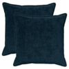 vidaXL Prevleka za blazino 2 kos HOUTEN Temno modra 80 x 80 cm
